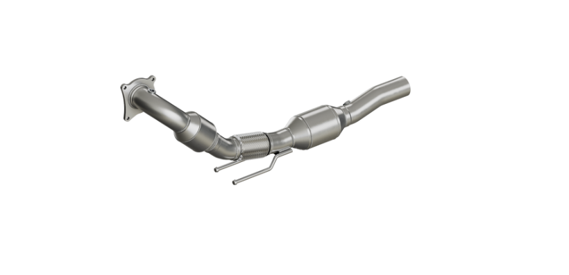 HJS ECE Downpipe Skoda Octavia II RS / Superb II  Euro 4 & Euro 5 / Ø 70 mm -  Art.Nr. 90951105