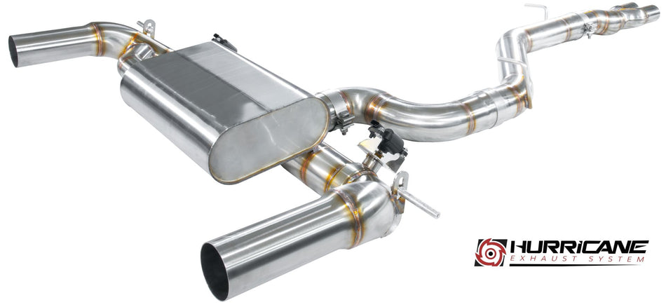 Hurricane 3,5" Klappenabgasanlage für Audi RS3 8Y 400PS Sportback