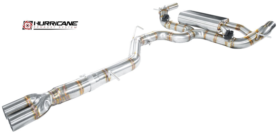 Hurricane 3,5" Klappenabgasanlage für Audi RS3 8Y 400PS Sportback