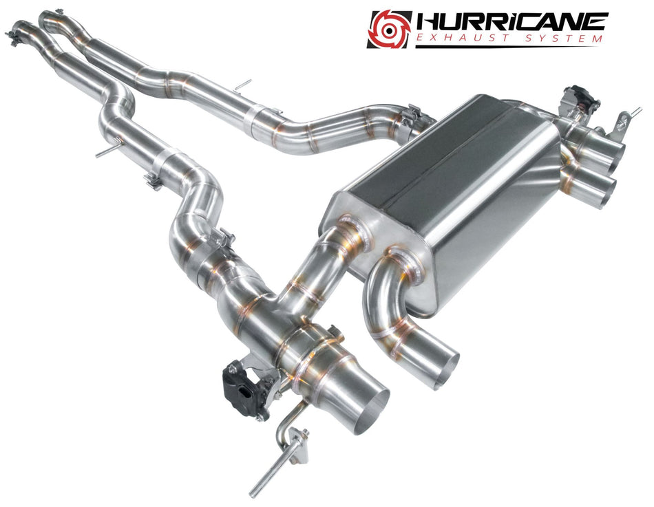 Hurricane 3,5" Klappenabgasanlage für BMW M4 G83 Competition 510PS
