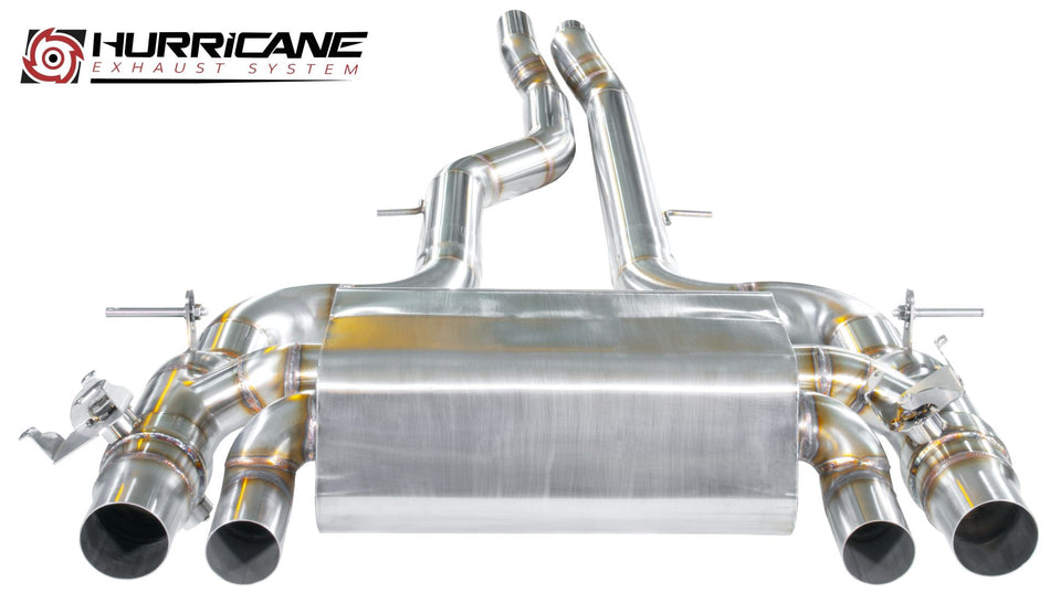Hurricane 3,5" Klappenabgasanlage für BMW M3 F80 Competition 450PS