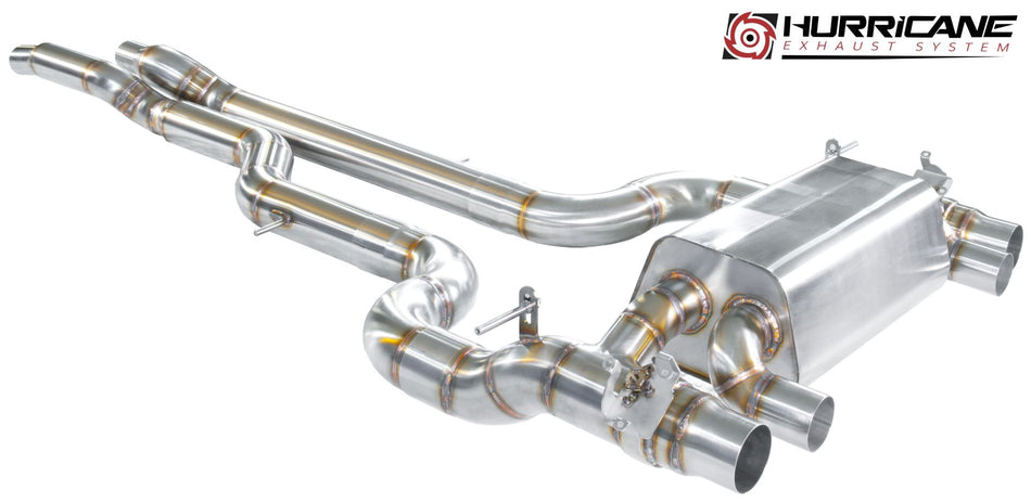 Hurricane 3,5" Klappenabgasanlage für BMW M3 F80 Competition 450PS