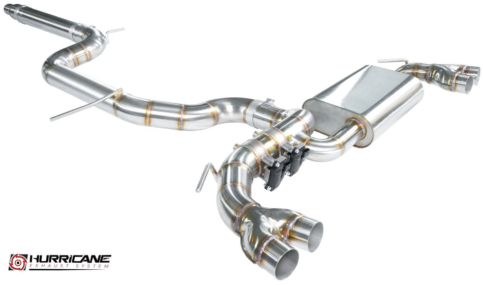Hurricane 3,5" Klappenabgasanlage für Cupra Leon 300 4 KL