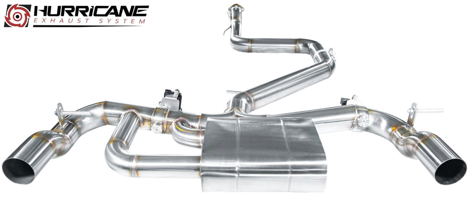 Hurricane 3,5" Klappenabgasanlage für Hyundai i30N FL Fastback 280PS
