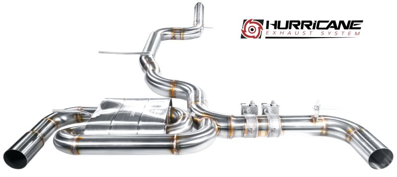 Hurricane 3,5" Klappenabgasanlage für Seat Leon Cupra 290 OPF 5F V2