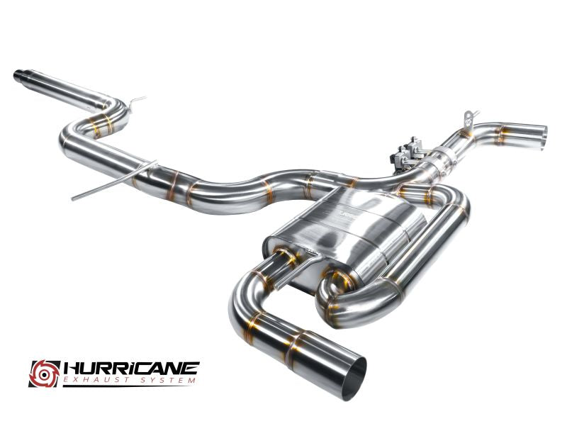 Hurricane 3,5" Klappenabgasanlage für Seat Leon Cupra 290 OPF 5F V2