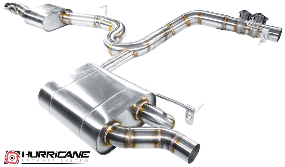 Hurricane 3,5" Klappenabgasanlage für VW Golf 7 R Variant 300PS VFL V1