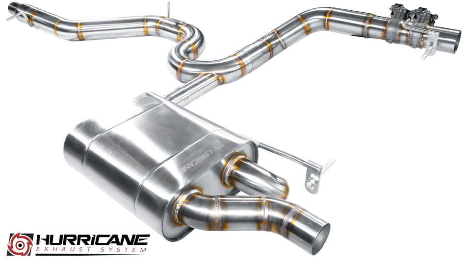 Hurricane 3,5" Klappenabgasanlage für Skoda Octavia RS NX 245PS OPF