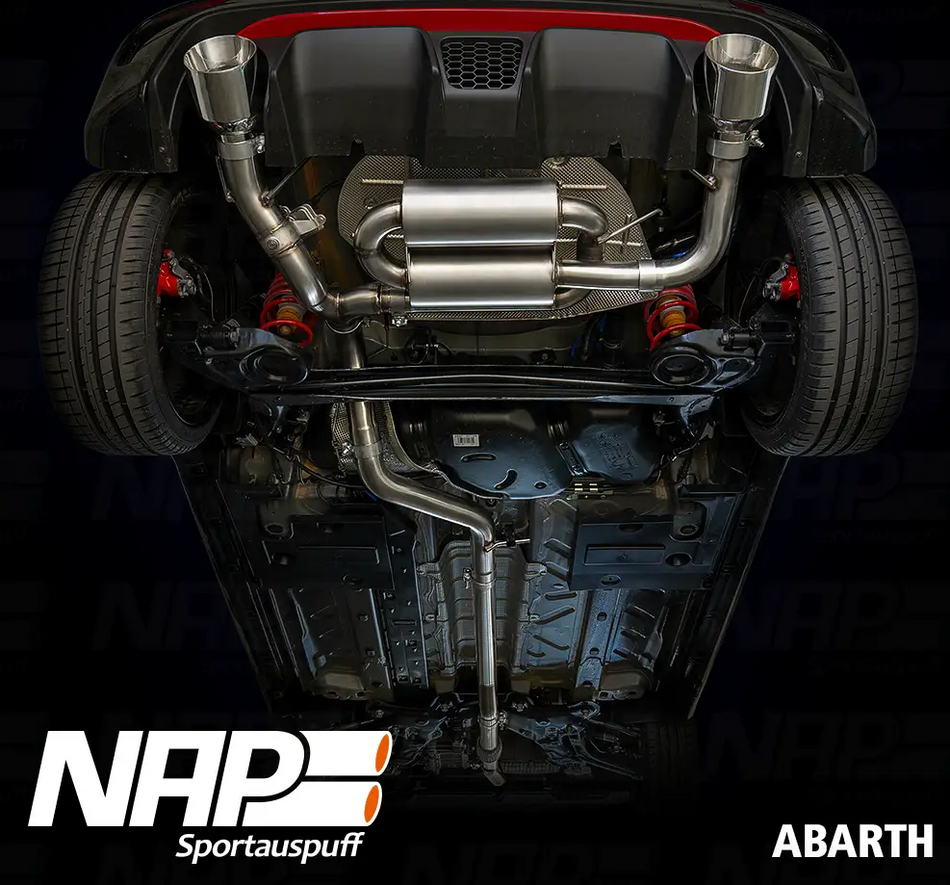 NAP Klappenabgasanlage Fiat Abarth 595 & 695