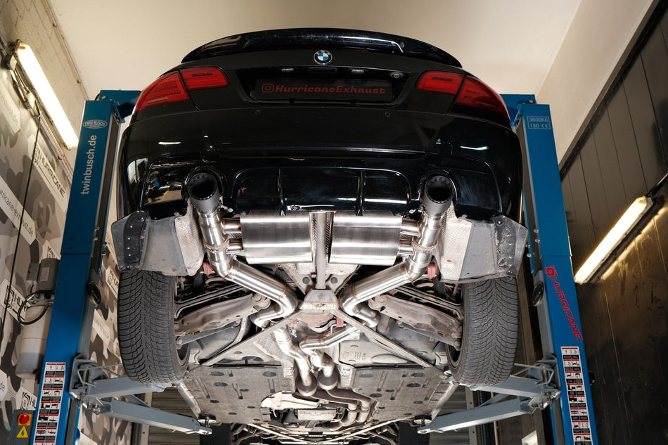 Hurricane 3.5 Zoll Klappenabgasanlage für BMW 3er 335i  E92 / E93 N54