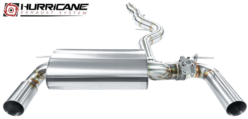 Hurricane 3,5" Klappenabgasanlage für BMW 440i OPF F33 Cabrio