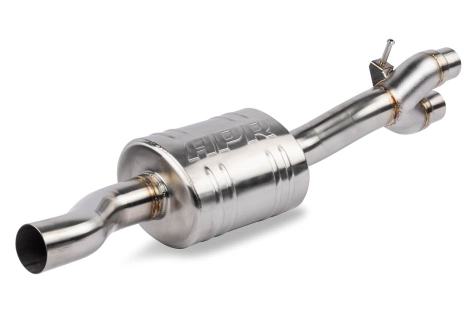 APR Edelstahl Ø76mm Catback Abgasanlage ab OPF VW Polo 6 GTI Typ AW