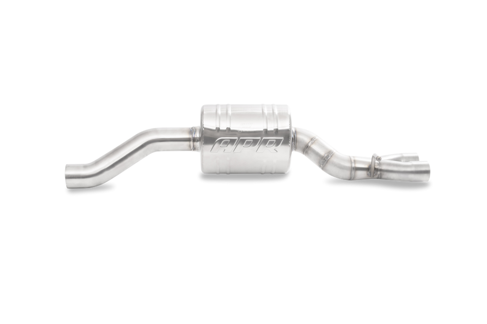 APR Edelstahl Ø76mm Catback Abgasanlage ab Kat VW Polo 6 GTI Typ AW
