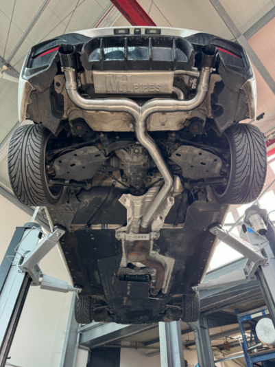 MH Pipes 3,5 Zoll Klappenabgasanlage BMW 1er M140i F20/F21 OPF