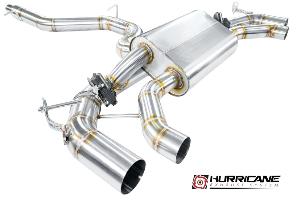 Hurricane 3,5" Klappenabgasanlage für Volkswagen Golf 8 R FL 333PS