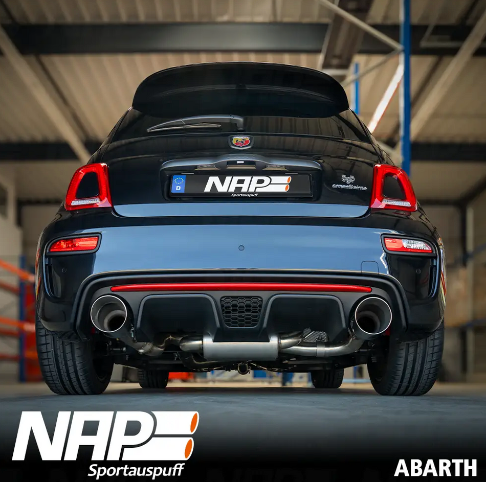 NAP Klappenabgasanlage Fiat Abarth 595 & 695