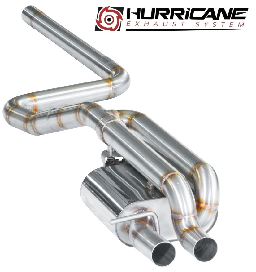 Hurricane 2,5" Klappenabgasanlage für VW Polo GTI VFL 200PS