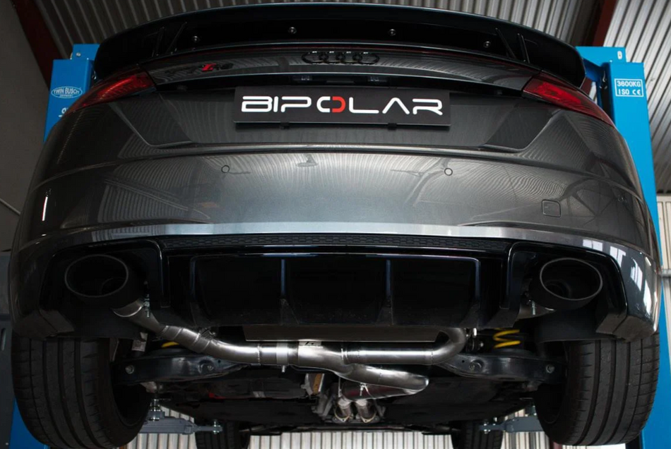 Grail / Bipolar 3,5-Zoll Klappenabgasanlage Audi TT RS 8S