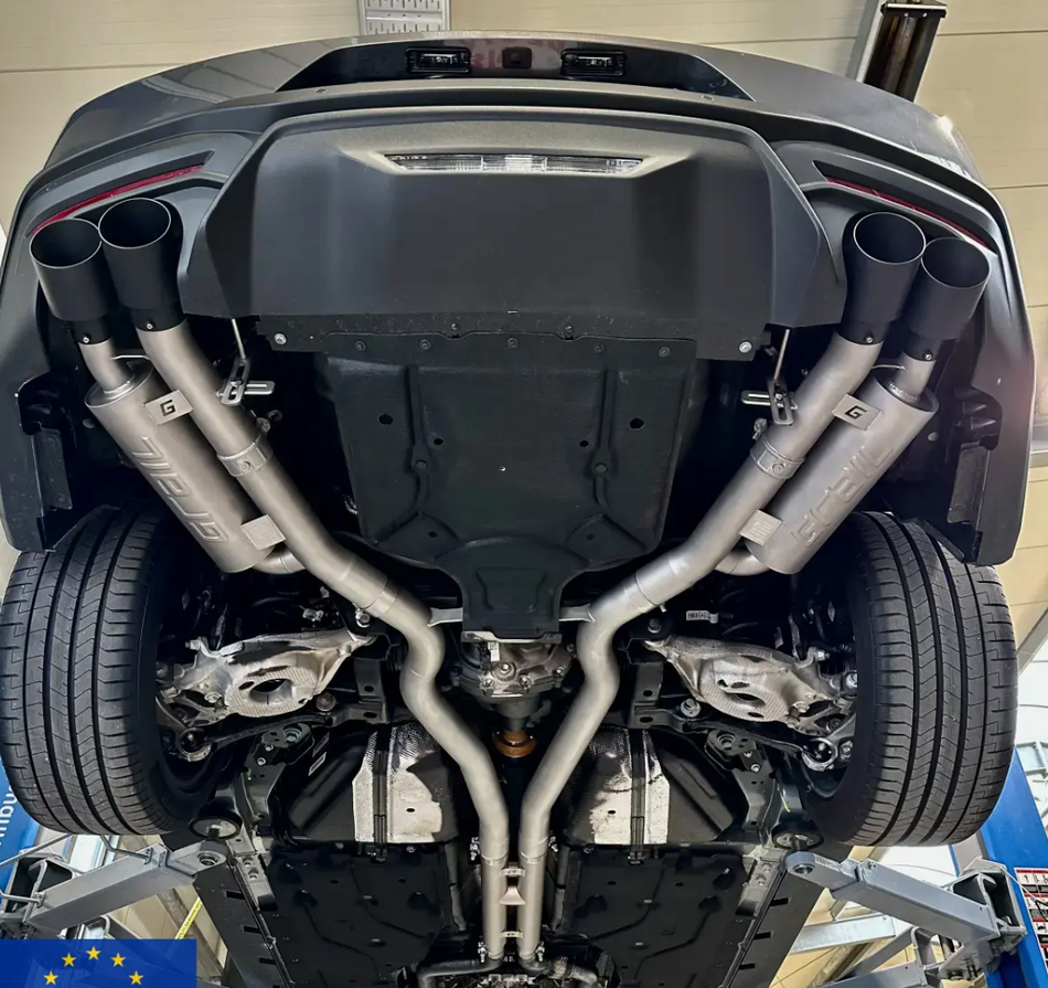 Grail Klappenabgasanlage Ford Mustang Gen. 7 5.0 GT V8 (4 Rohr) Deep EU Modell