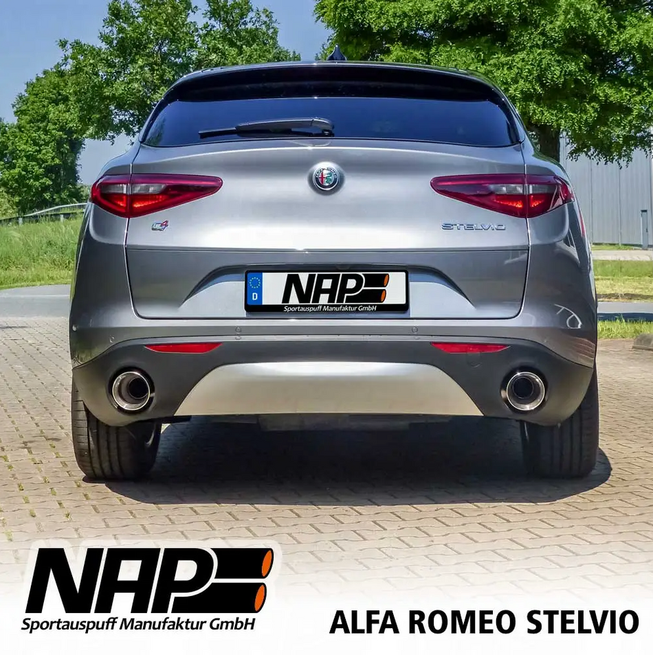 NAP Klappenabgasanlage Alfa Romeo Stelvio