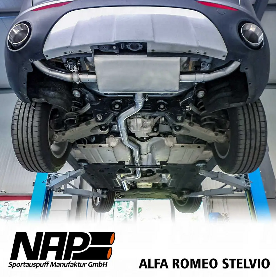 NAP Klappenabgasanlage Alfa Romeo Stelvio