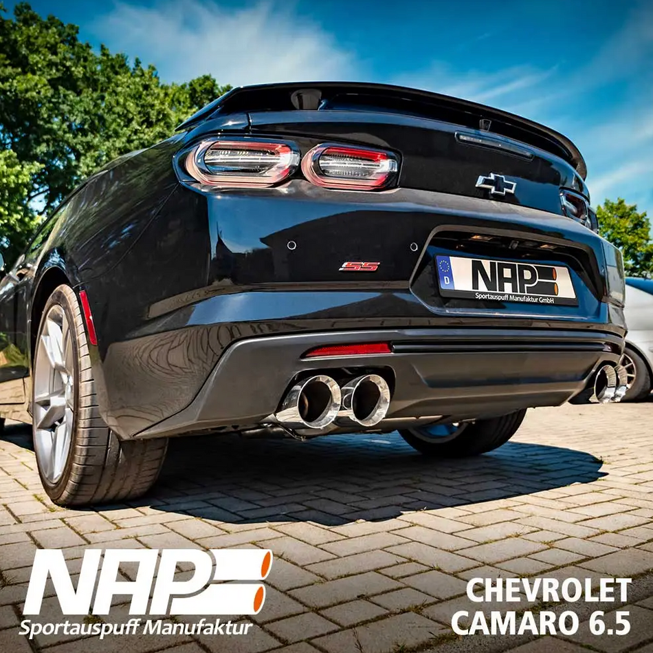 NAP Klappenabgasanlage Camaro Gen. 6 3,5-Zoll