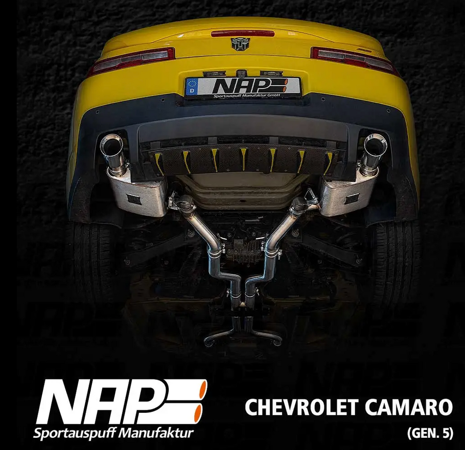 NAP Klappenabgasanlage Chevrolet Camaro Gen. 5