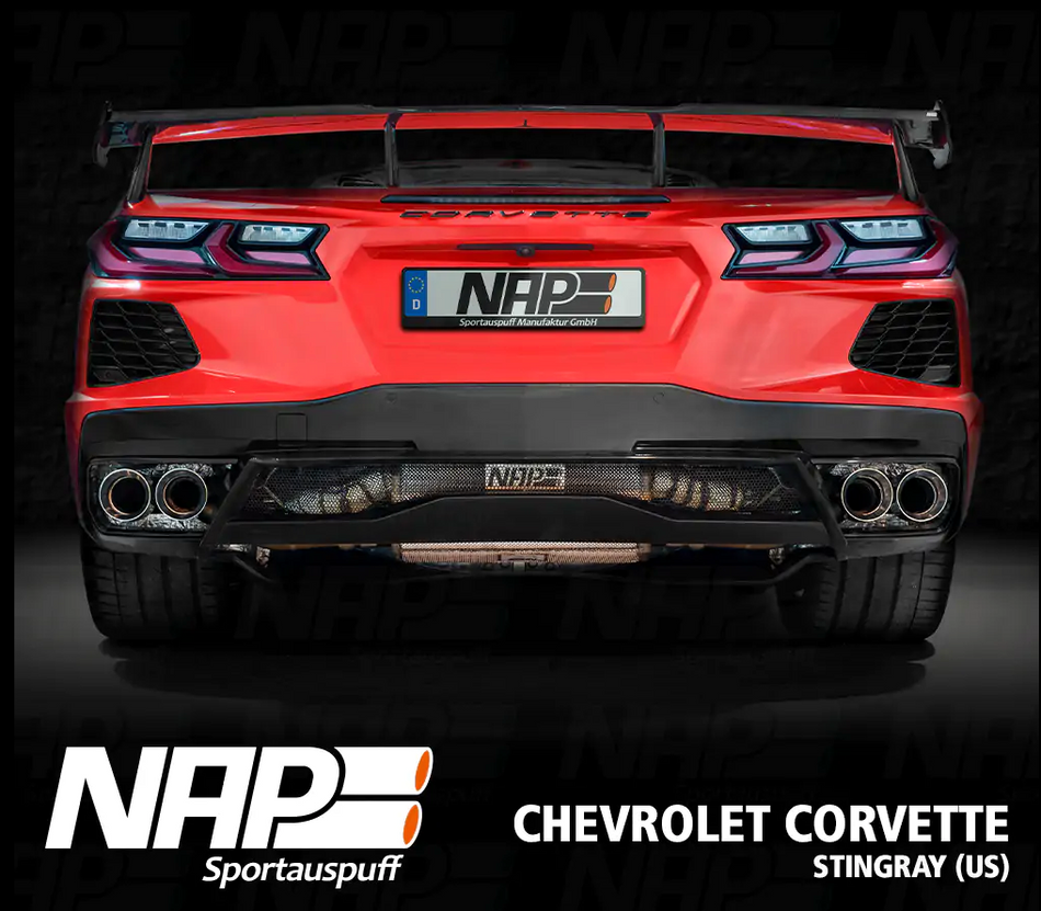 NAP Klappenabgasanlage Corvette C8 Stingray US & EU