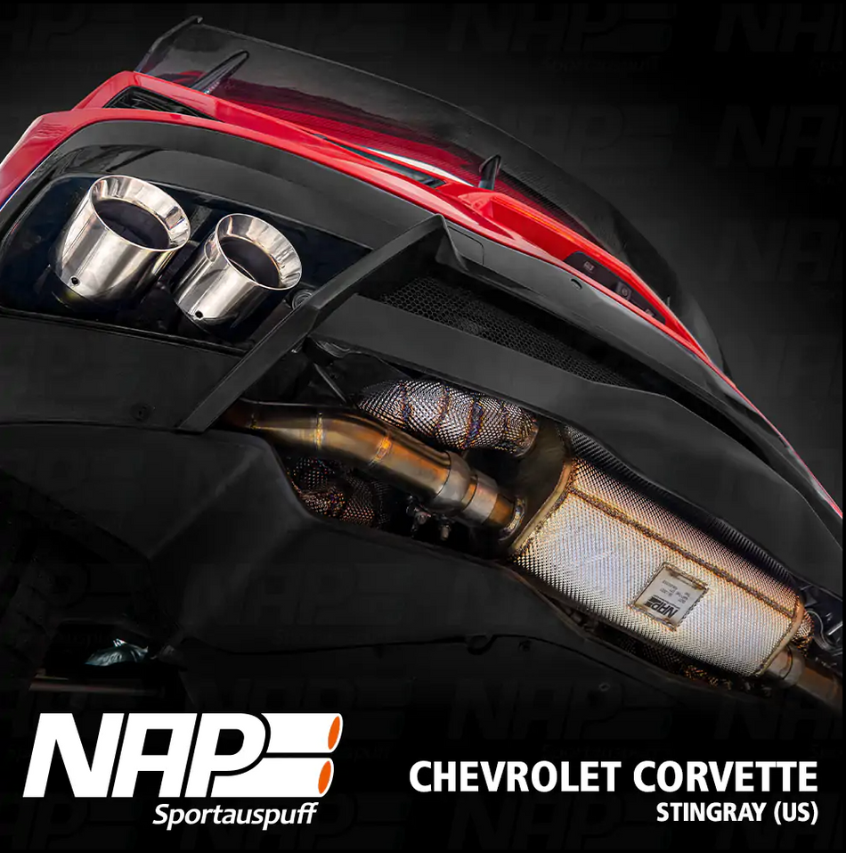 NAP Klappenabgasanlage Corvette C8 Stingray US & EU