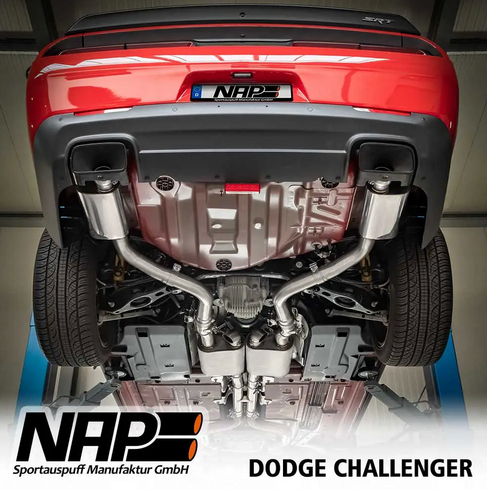 NAP Klappenabgasanlage für Dodge Challenger V8