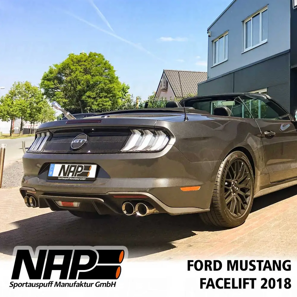 NAP Klappenauspuff für Ford Mustang 2015 GT 5.0l V8 Facelift
