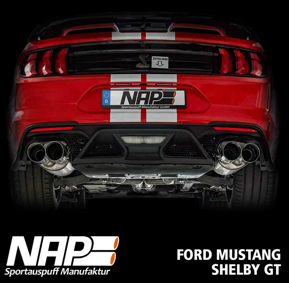 NAP Klappenauspuff für Ford Mustang Shelby GT500 (2020)