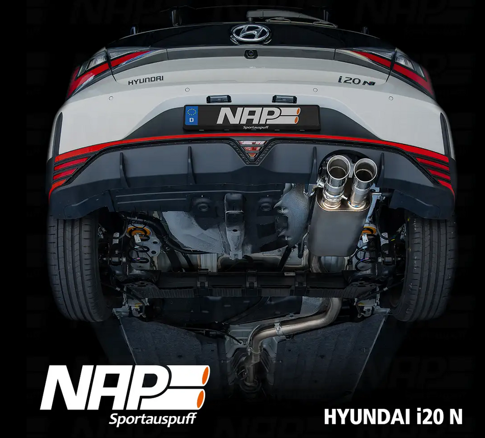 NAP Klappenauspuffanlage für Hyundai i20 N