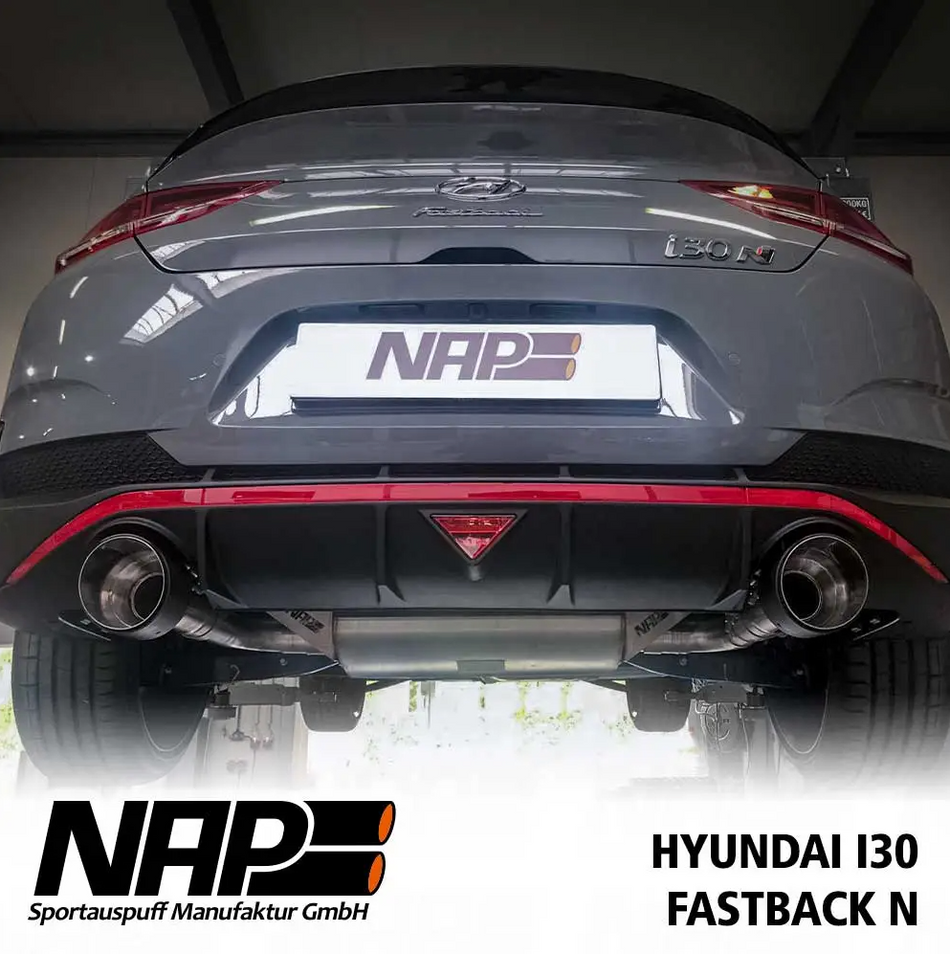 NAP Klappenauspuffanlage für Hyundai i30 Fastback N (Performance)