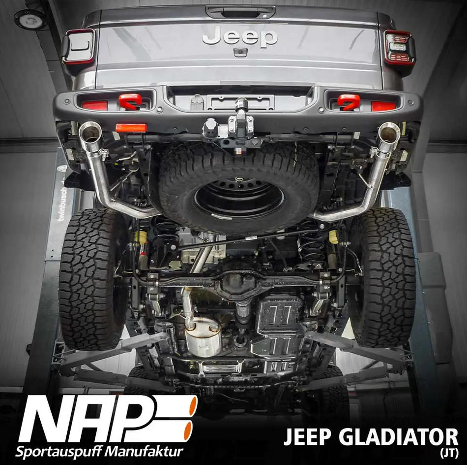 NAP Sportauspuff für Jeep Gladiator (JT) 3.0 EcoDiesel