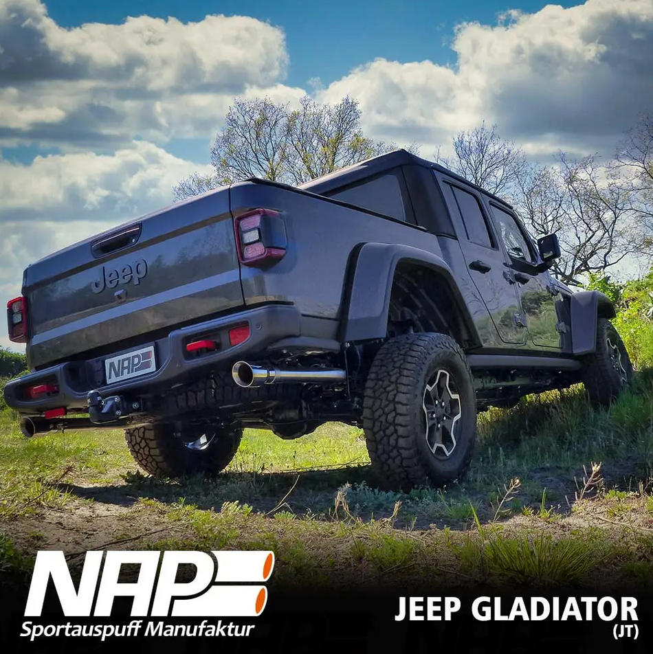 NAP Klappenauspuffanlage für Jeep Gladiator (JT)