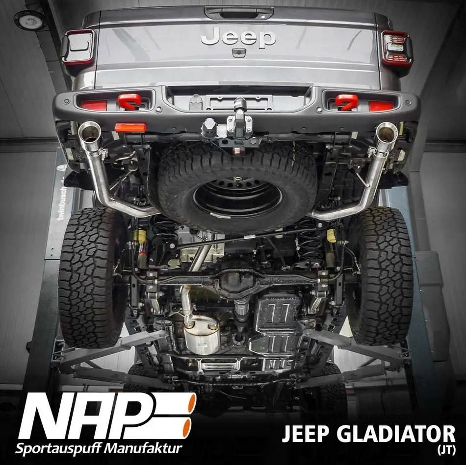 NAP Klappenauspuffanlage für Jeep Gladiator (JT)
