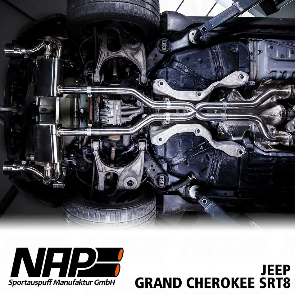 NAP Klappenauspuffanlage für Jeep Grand Cherokee SRT8