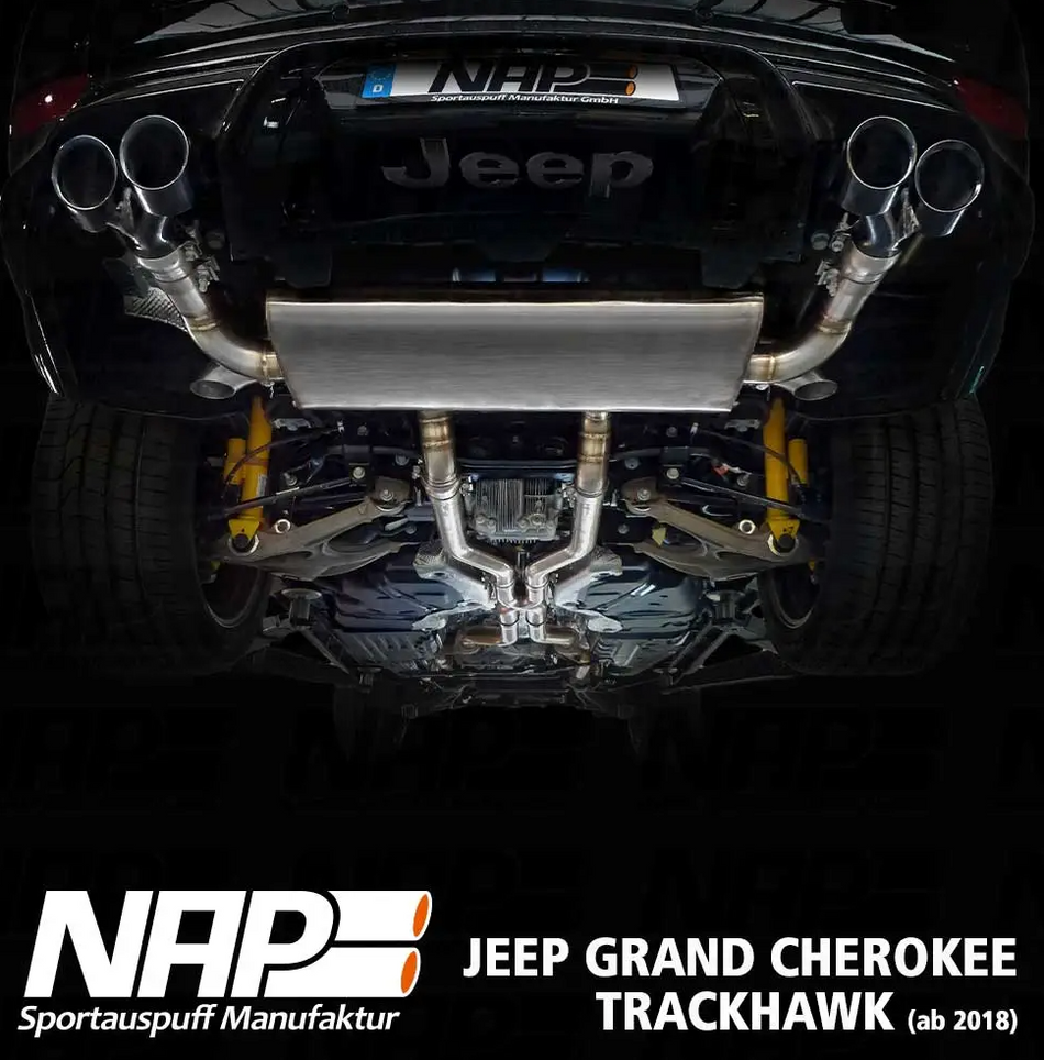 NAP Klappenauspuffanlage für Jeep Grand Cherokee Trackhawk (2018)