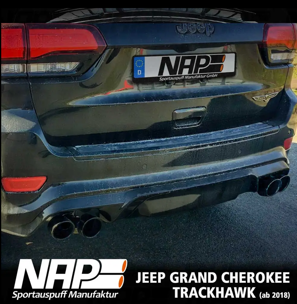 NAP Klappenauspuffanlage für Jeep Grand Cherokee Trackhawk (2018)