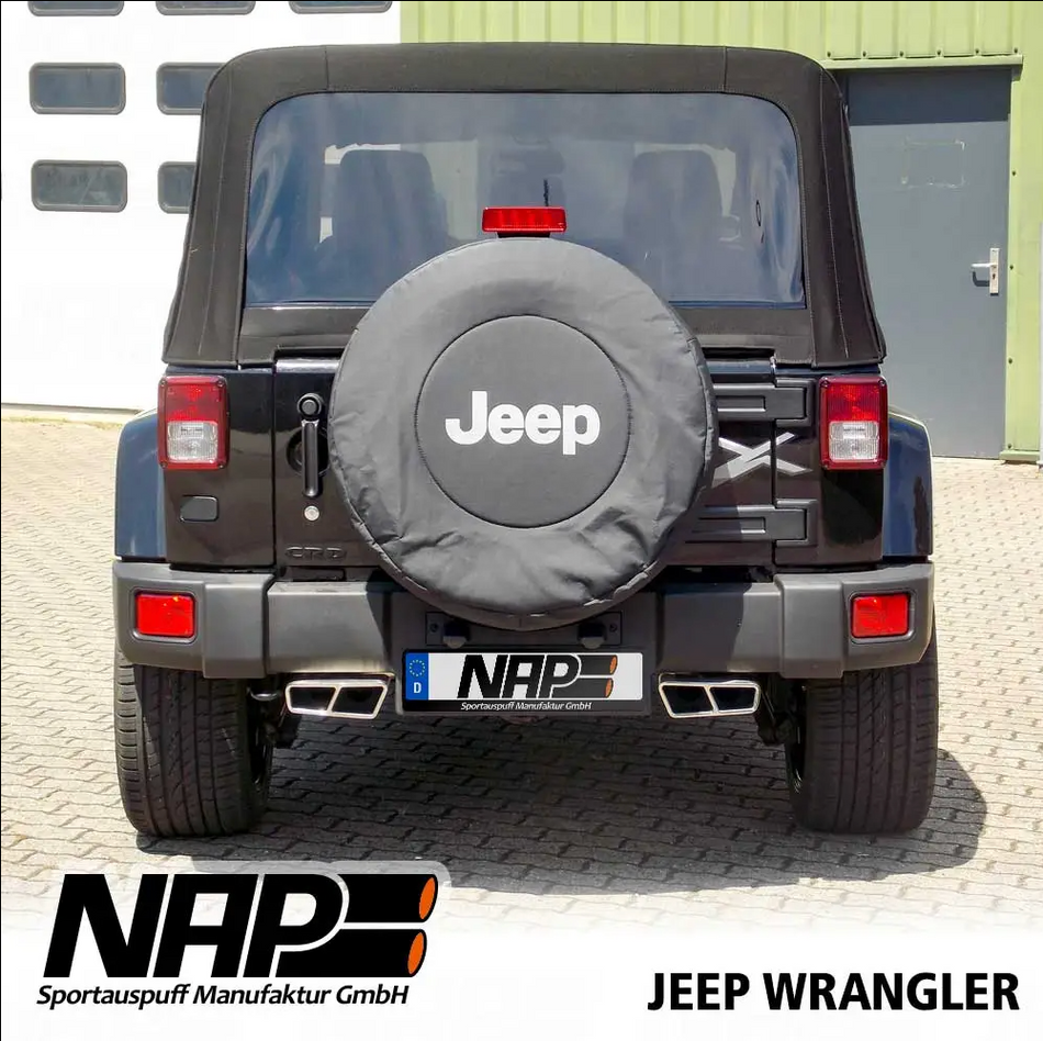 NAP Sportauspuff für Jeep Wrangler JK (5-Türer)