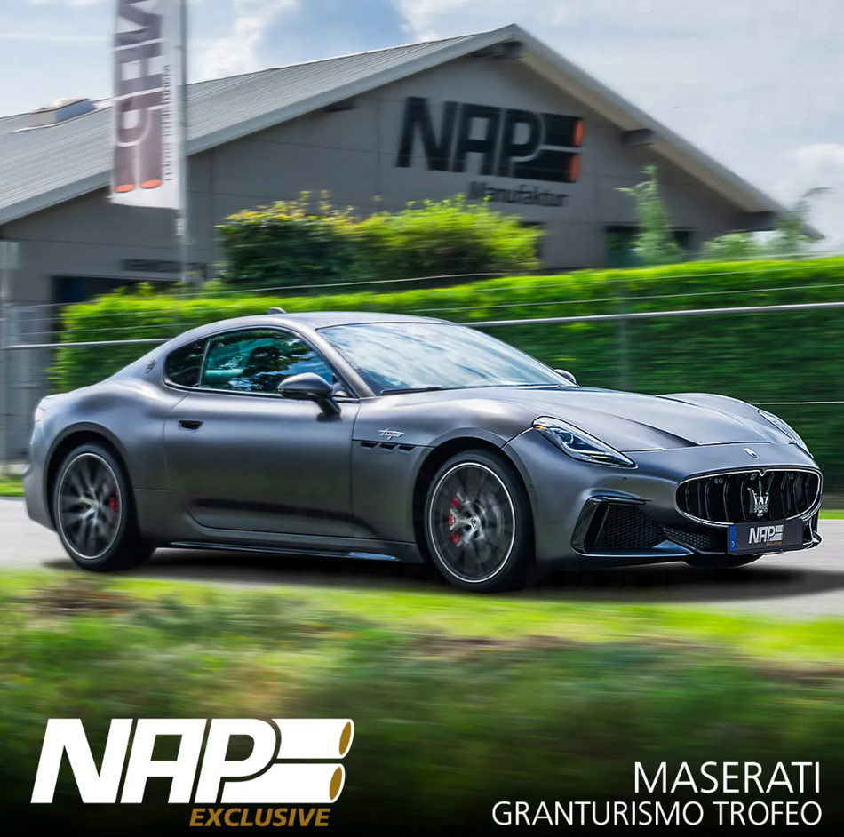 NAP Exclusive Klappenauspuffanlage für Maserati GranTurismo Trofeo/Modena