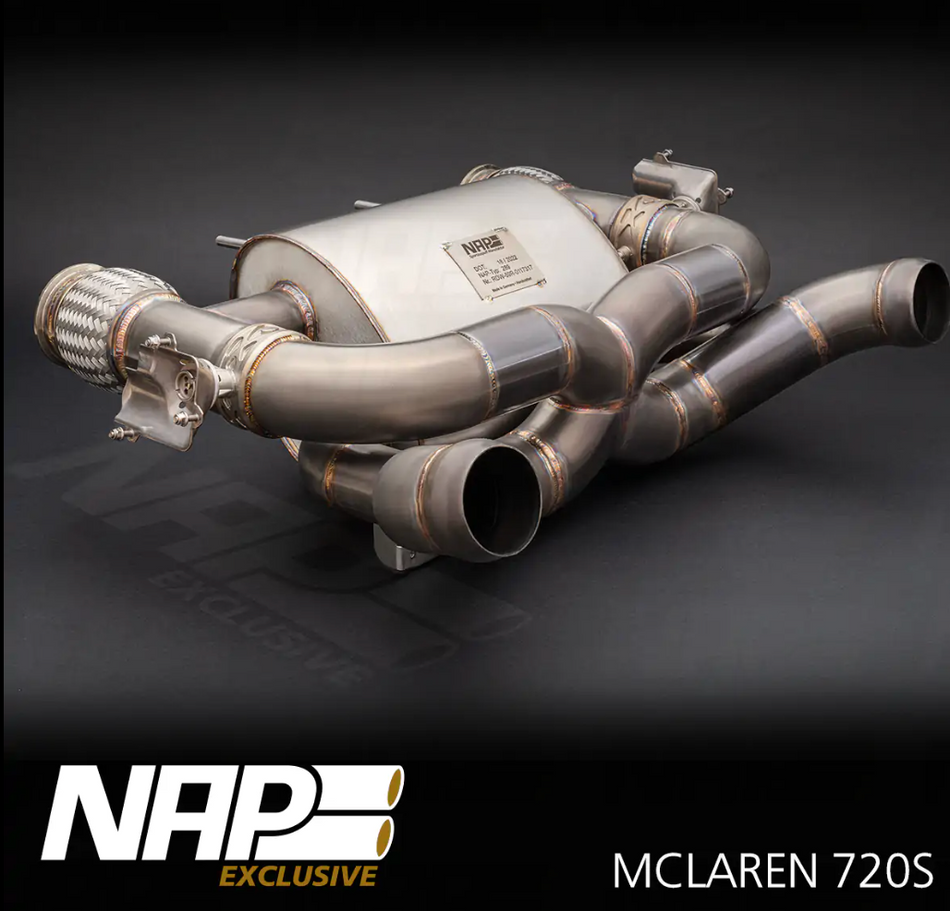 NAP Exclusive Klappenauspuffanlage für McLaren 720S