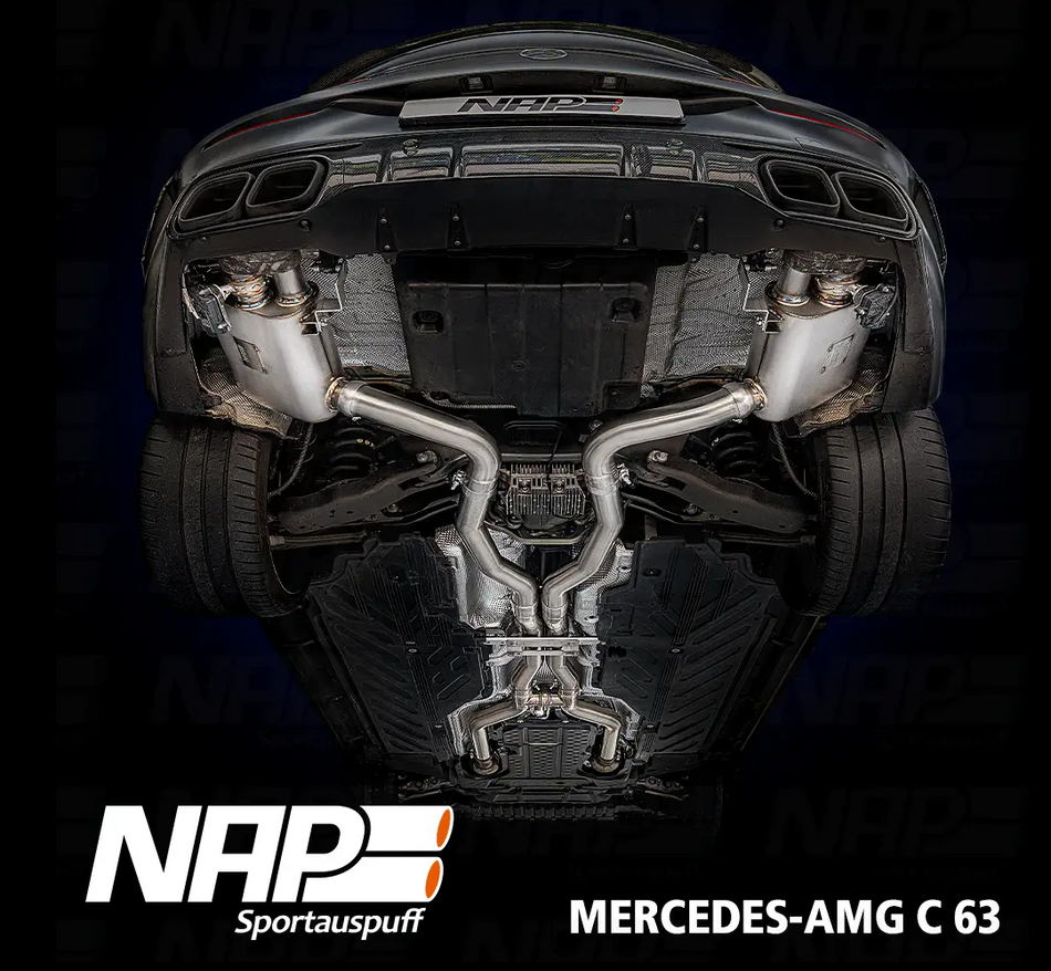 NAP Klappenauspuffanlage für Mercedes Benz AMG C63 205