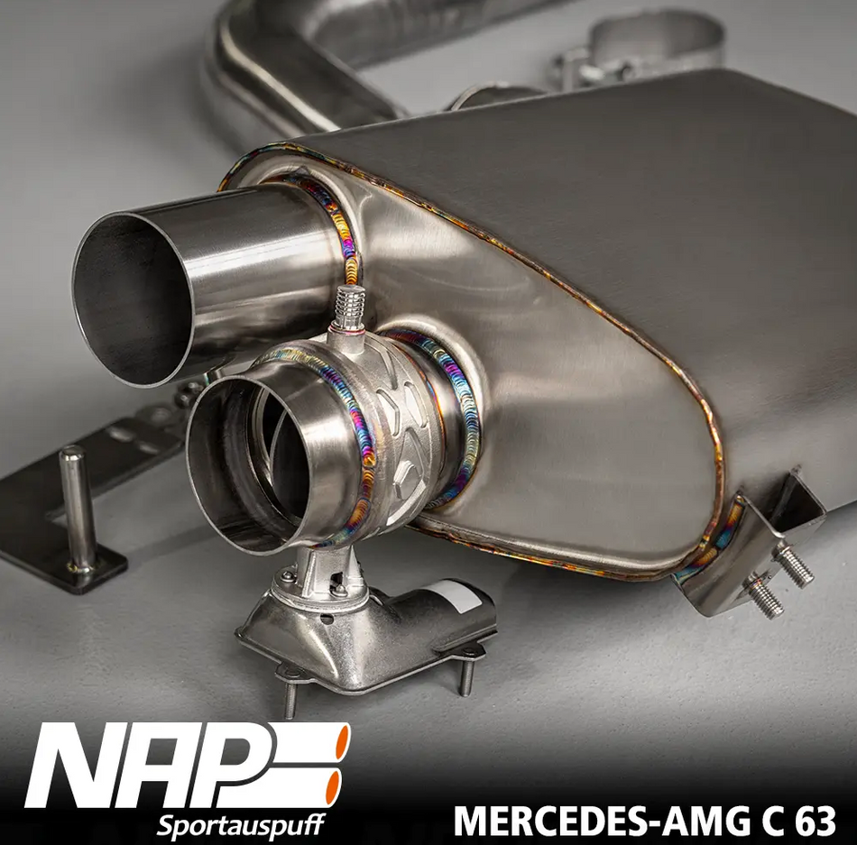 NAP Klappenauspuffanlage für Mercedes Benz AMG C63 205