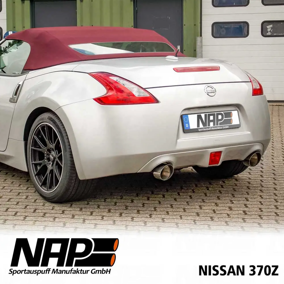 NAP Klappenauspuffanlage für Nissan 370Z auch Roadster