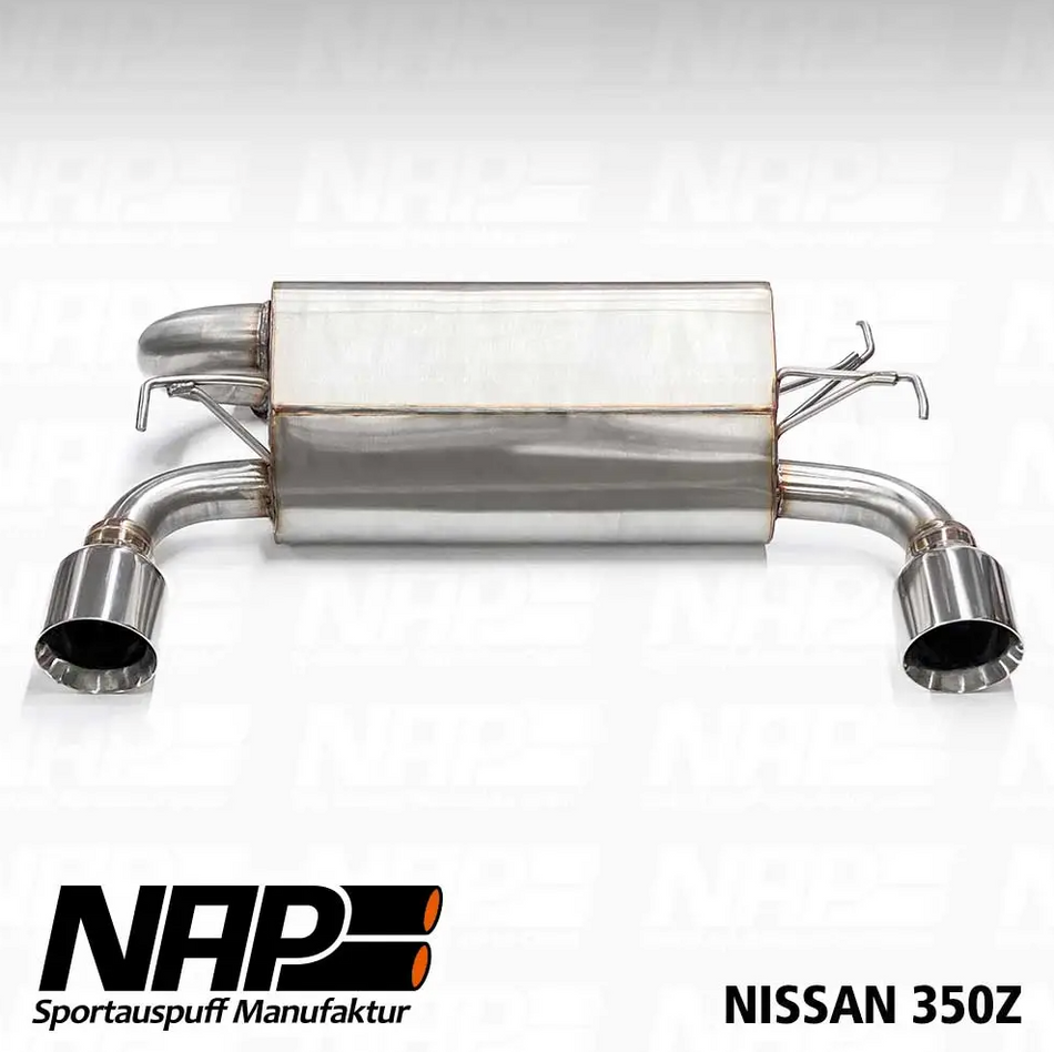 NAP Klappenauspuffanlage für Nissan 350Z auch Roadster