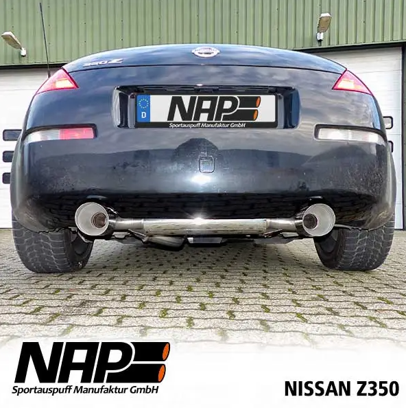 NAP Sportauspuff für Nissan 350Z auch Roadster