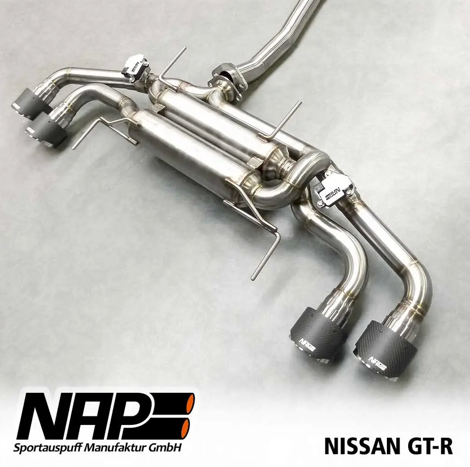 NAP Klappenauspuffanlage für Nissan GT-R