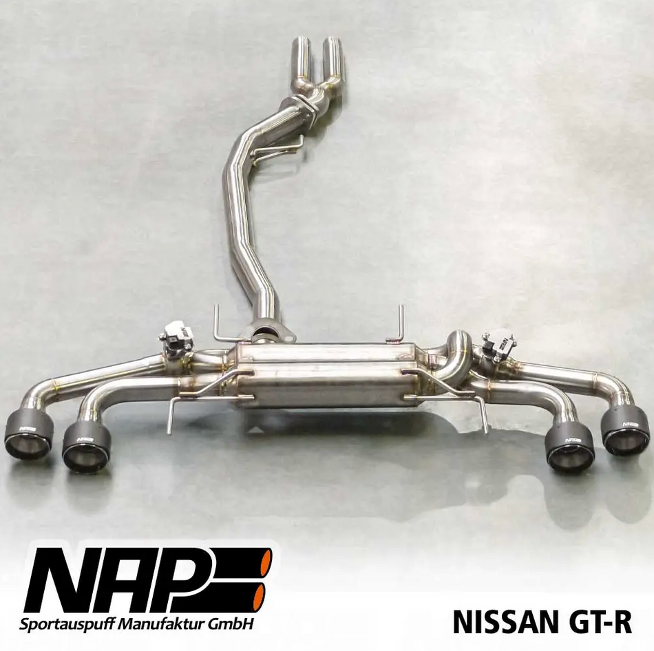 NAP Klappenauspuffanlage für Nissan GT-R